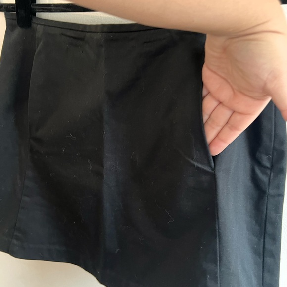 ESPRIT 1990 Vintage Black Mini Skirt with front pockets 90s Y2K - Picture 5 of 5